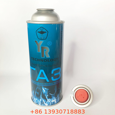 Aerosol Cartridge Portable Butane Gas Valve Satu Inci Untuk Kaleng Kaleng