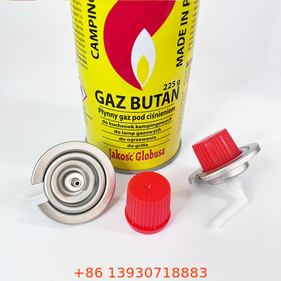 Dinding Lurus Tinplate 220g Tabung Gas Butana Untuk Memasak kue