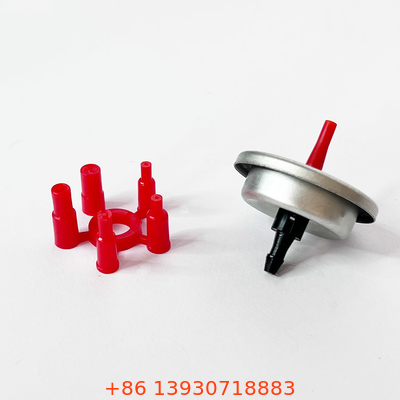 Katup Isi Ulang Pemantik Gas Perumahan Terbalik dengan Down Dimples Fitting