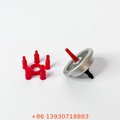 Katup Isi Ulang Pemantik Gas Perumahan Terbalik dengan Down Dimples Fitting