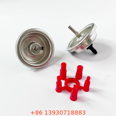 Kustomisasi Butane Lighter Refill Valve Ukuran 1 inci Dengan Pegas Stainless Steel