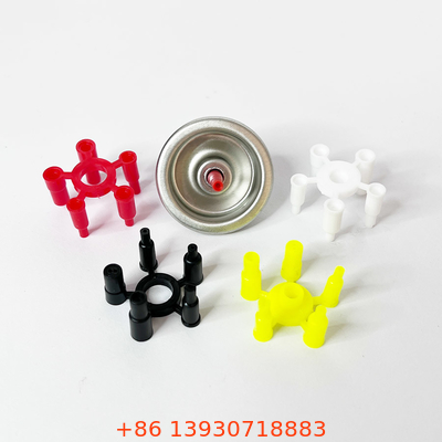 Katup Isi Ulang Gas Lighter Standar Logam Dan Bahan Plastik untuk Kaleng Gas Lighter