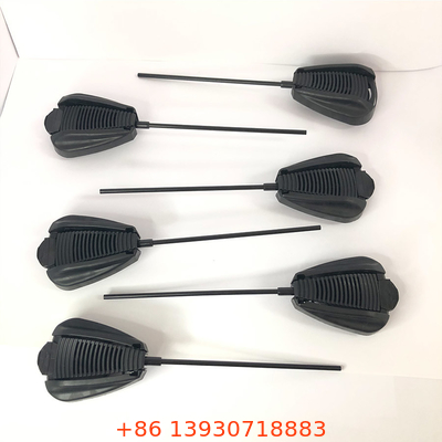 Wear Resisting PP Aerosol Spray Nozzle Warna Disesuaikan Untuk Kaleng Aluminium