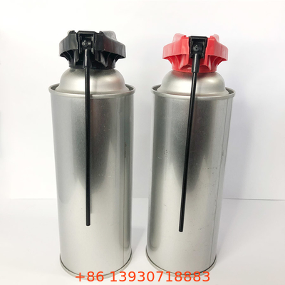 Penggantian Kepala Semprotan Aerosol Ketahanan Aus Dengan Tabung Lipat Dan Kunci