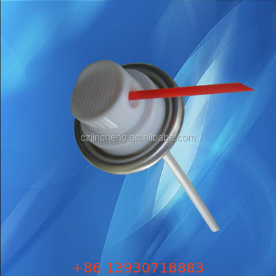 Katup Aerosol CARB Logam Tahan Karat Katup Semprot Pembersih Karburator