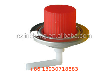Buna Inner Gasket Butane Gas Valve dengan batang khusus dan pegas stainless steel