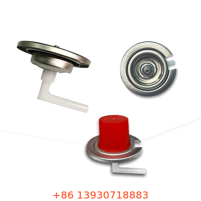 Buna Inner Gasket Butane Gas Valve dengan batang khusus dan pegas stainless steel