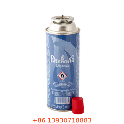 Outdoor Cooking Butane Fuel Canister Kapasitas 400ml Untuk Kompor Kaset