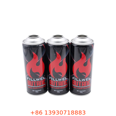Tabung Kompor Gas Butana Portabel Dinding Lurus 400ml Untuk Memasak Di Luar Ruangan