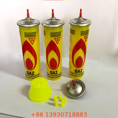 Refill Lighter Butane Gas Non Leakage kuning Untuk Penerangan Lilin