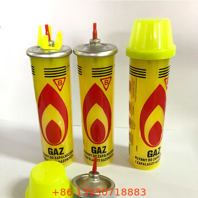 Refill Lighter Butane Gas Non Leakage kuning Untuk Penerangan Lilin