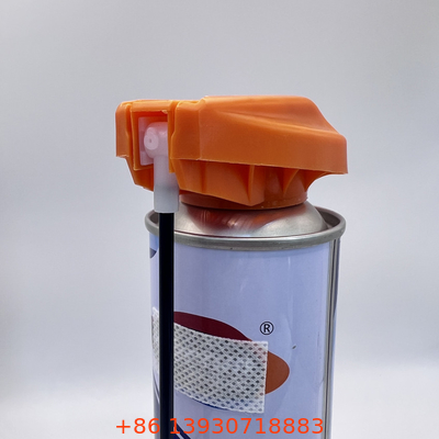 Nozzle Commodity Aerosol Spray Outlet dengan Extension Tube POM Rubber Holder