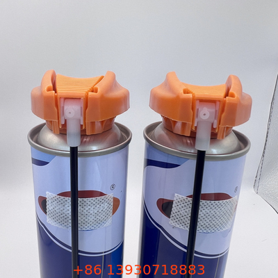 3.30mm Tube Diameter Luar Aerosol Spray Nozzle dengan Extension Tube Nozzle Lebar 50.13mm