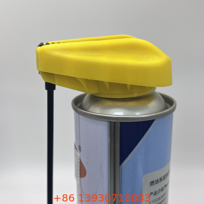 Green Aerosol Spray Nozzle dengan POM Rubber Holder dan 1.0mm Dip Tube Diameter dalam