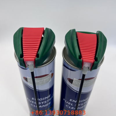 POM Rotary Aerosol Spray Nozzle dengan 1.0mm Dip Tube Diameter dalam 50.13mm Lebar Nozzle