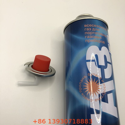 Katup gas butan spring stainless steel dengan gasket luar yang terbakar