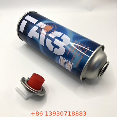 Katup gas butan spring stainless steel dengan gasket luar yang terbakar