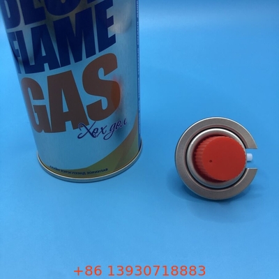 Klep kartrid gas yang sangat aman untuk tabung bahan bakar butane dan kartrid gas butane