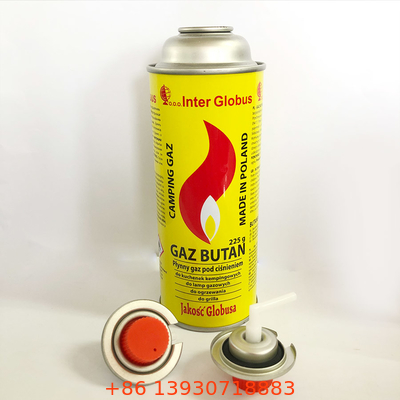 Satu Inch Gas Cartridge Valve dengan Inner Gasket Buna untuk Butane Fuel Canister
