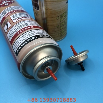 Katup isi ulang lampu gas suhu normal dengan gasket Buna bagian dalam dan luar