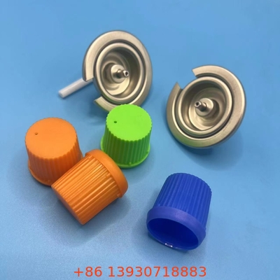 Butane Fuel Canister dan Butane Gas Cartridge Valve Satu Inch dengan Inner Gasket Buna