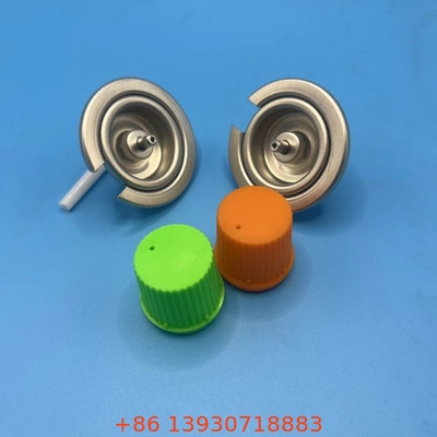 Butane Fuel Canister dan Butane Gas Cartridge Valve Satu Inch dengan Inner Gasket Buna