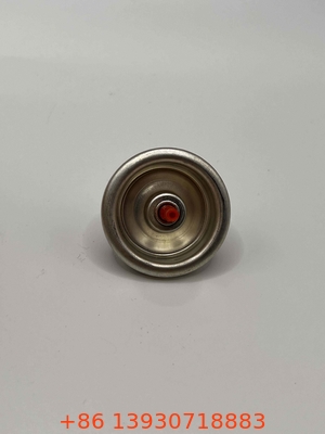 Fitting katup isi ulang spring stainless steel untuk industri dengan gasket luar Buna