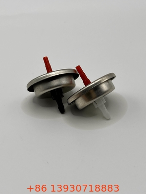 Fitting katup isi ulang spring stainless steel untuk industri dengan gasket luar Buna