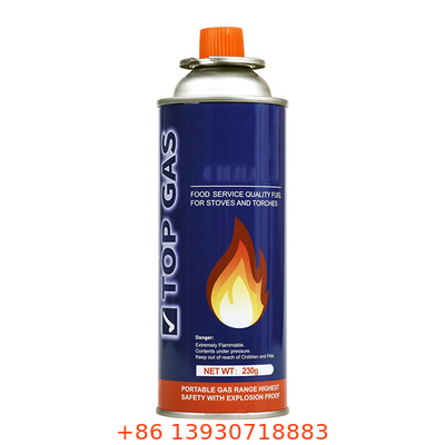 Butane Gas Container dengan 220g Dan 227g Kapasitas 65 X 158 mm Untuk Aplikasi Industri