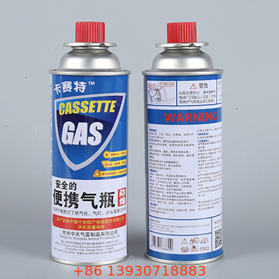 CMYK 4 Warna dan Warna Panton Botol Gas Butana dengan Desain Dinding Langsung
