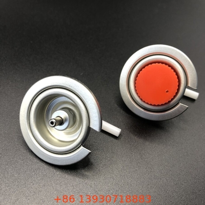 Katup gas butan untuk bahan bakar gas butan dengan tinplate dan PP spring stainless steel
