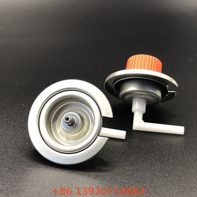Katup gas butan batang lurus dengan pegangan hitam untuk dan CGA 600 Inlet Thread