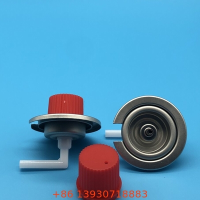 Klep Gas Butane Kuning dengan Genggaman Hitam dan Spring Baja Rinsing untuk Industri