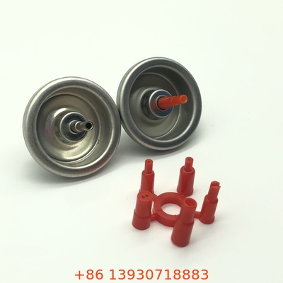 Plastik dan logam Butane Refill Valve untuk lebih ringan kaleng Stem Material Plastik