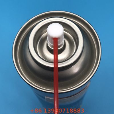 Katup Aerosol Pembersih Karburator Menghasilkan Aliran Pelarut Pembersih Bertekanan Tinggi yang Pekat