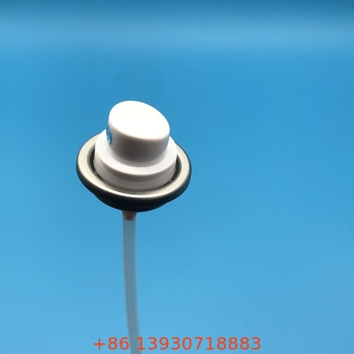 Aerosol Valve Spray Paint Valve dengan Mounting Cup Dengan Dimples Bagian Bawah
