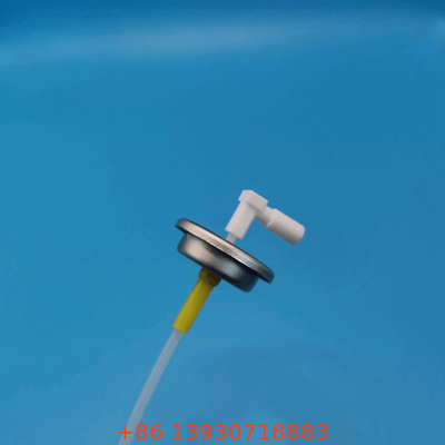 High-Standard Metered Aerosol Valve 0.1-0.2 Ml/s Aliran Kecepatan Button Aktuator Pelabuhan Tianjin