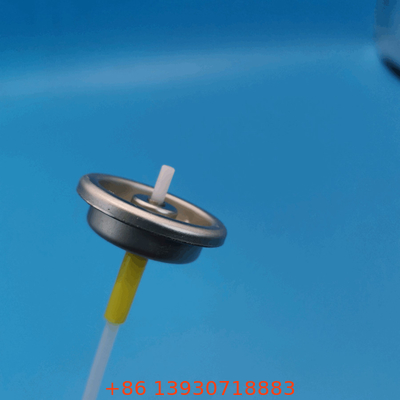 High-Standard Metered Aerosol Valve 0.1-0.2 Ml/s Aliran Kecepatan Button Aktuator Pelabuhan Tianjin