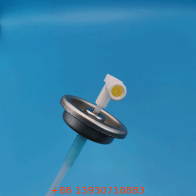 Silver Aluminium Metered Aerosol Valve untuk Kompatibilitas Universal
