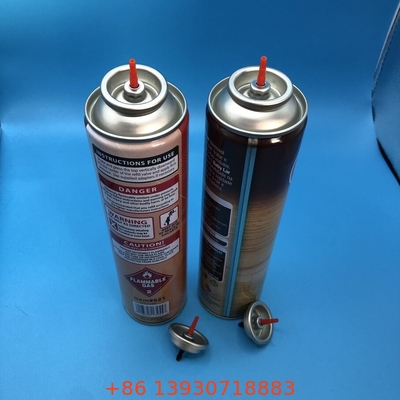 Solted Housing Gas Lighter Refill Valve dengan Buna Inner Gasket untuk Logam Dan Plastik