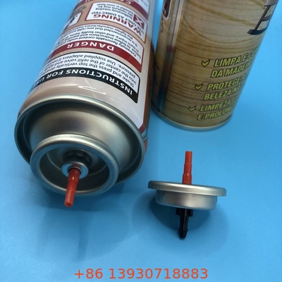 Solted Housing Gas Lighter Refill Valve dengan Buna Inner Gasket untuk Logam Dan Plastik