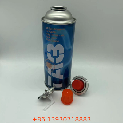Dinding lurus Butane Gas Canister untuk memasak Bahan bakar Tipe Butane Gas dan gas propana
