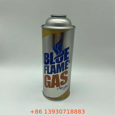 Aktivitas di luar ruangan Butan Gas Canister dengan dinding lurus Tinplate