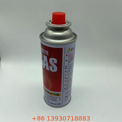 65 X 158 mm Butane Gas Cylinder untuk peralatan memasak panci panas