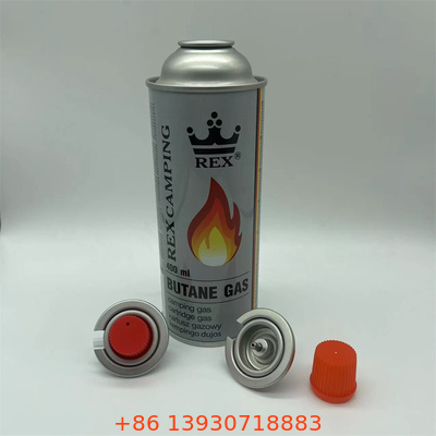 65 X 158 mm Butane Gas Cylinder untuk peralatan memasak panci panas