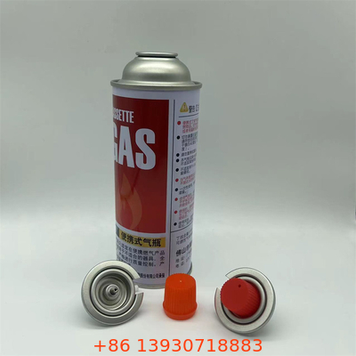 65 X 158 mm Butane Gas Cylinder untuk peralatan memasak panci panas