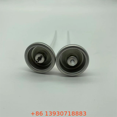 Button Actuator Aluminium Aerosol Valve dengan Pola Semprot Kabut dalam 50-200mcl Tingkat