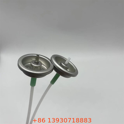 Button Actuator Aluminium Aerosol Valve dengan Pola Semprot Kabut dalam 50-200mcl Tingkat