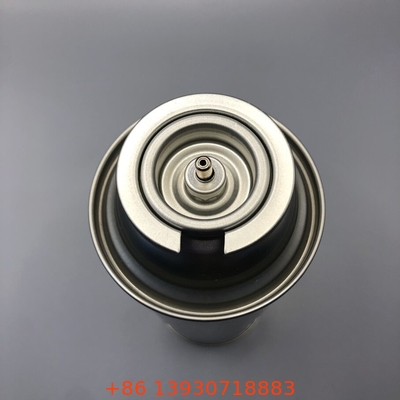 Black Handle Butane Gas Valve for Cooking/Baking Bentuk bodi katup lurus