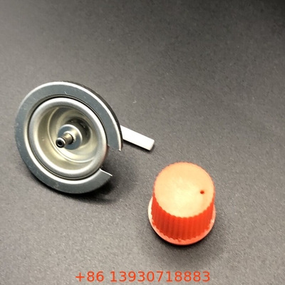 Handle Color Black Butane Gas Valve dengan CGA 600 Inlet Thread